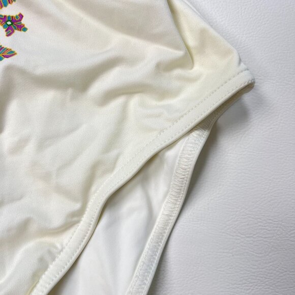 NWOT Zimmermann TEDDY PLUNGE 1PC in IVORY PAISLEY Swimsuit Size 2 - Picture 6 of 16